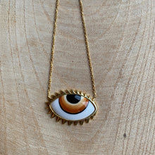 Load image into Gallery viewer, Nazar &quot;Gold Lash&quot; Necklace