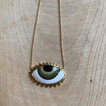 Load image into Gallery viewer, Nazar &quot;Gold Lash&quot; Necklace