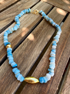Blue Capri Necklace