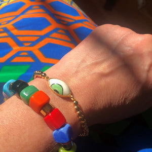 Happy Bead Bracelet in Multicolor